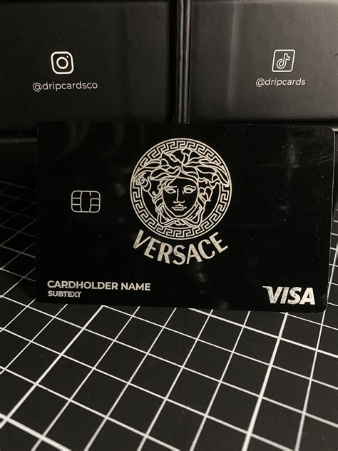 versace credit card